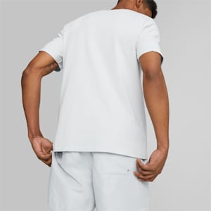 Classics Small Men's Logo Tee, Platinum Gray