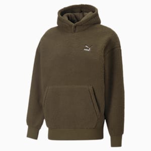 Classics Sherpa Men's Hoodie, Deep Olive, extralarge