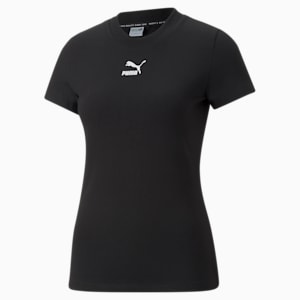 Classics Slim Tee Women, Puma Black