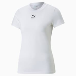Classics Slim Tee Women, Puma White, extralarge-GBR