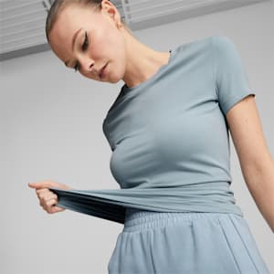 ウィメンズ CLASSICS スリム Tシャツ, Blue Wash, extralarge-JPN