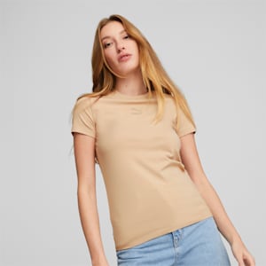 ウィメンズ CLASSICS スリム Tシャツ, Dusty Tan, extralarge-JPN