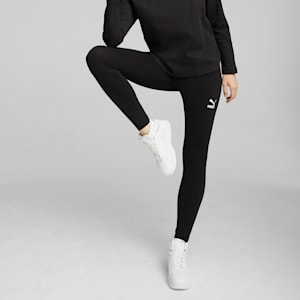 Classics Women's High Waist Leggings, Puma Black, extralarge-IND