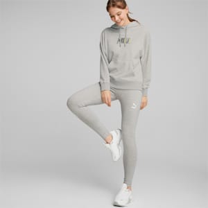 Leggings clásicos con cintura alta para mujer, Light Gray Heather