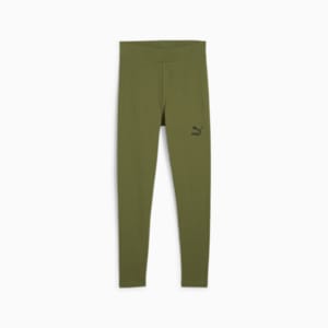 Classics Women's High Waist Leggings, Olive Green, extralarge-IND