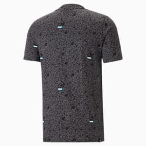 Brand Love AOP Men's Regular Fit T-Shirt, Puma Black-AOP, extralarge-IND