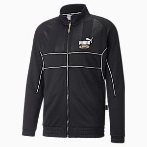 King Men's Regular Fit Track Jacket, Puma Black, extralarge-IND