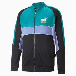 King Men's Regular Fit Track Jacket, Deep Aqua, extralarge-IND