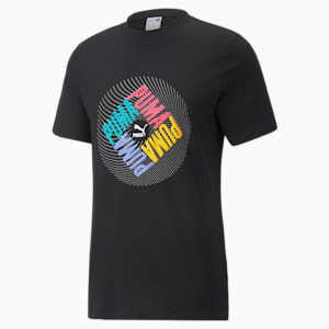 SWxP Graphic Men's T-Shirt, Puma Black
