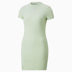 Robe t-shirt côtelée Classics Femme, Pistachio