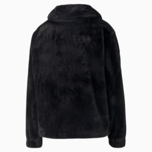 ウィメンズ CLASSICS フェイク ファー ジャケット, Puma Black