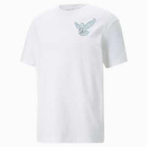 Playera holgada Neymar Jr. para hombre, Puma White