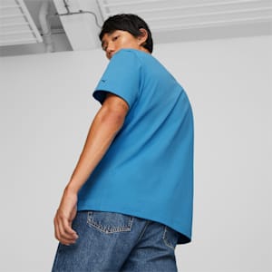 Neymar Jr. Men's Relaxed Fit T-Shirt, Bleu Azur, extralarge-IND