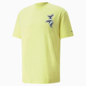 Camiseta holgada Neymar Jr para hombre, Limelight, extragrande
