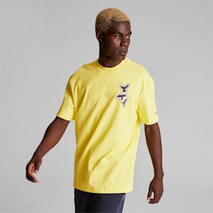 Camiseta holgada Neymar Jr para hombre, Limelight, extragrande