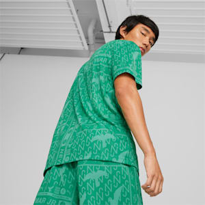 Neymar Jr. Men's Jacquard T-Shirt, Leprechaun Green
