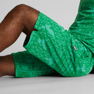 PUMA x NEYMAR JR Men's Jaquard Shorts, Leprechaun Green