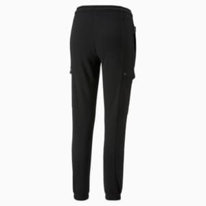 SWxP Women's Cargo Relaxed Fit Pants, Puma Black, extralarge-IND