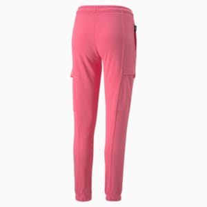 SWxP Women's Cargo Relaxed Fit Pants, Sunset Pink, extralarge-IND