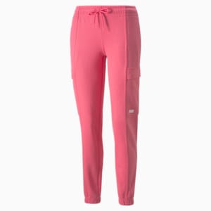 SWxP Women's Cargo Pants, Sunset Pink