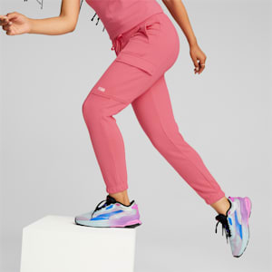 Sportswear by PUMA Women's Cargo Pants, Sunset Pink