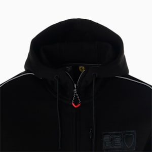 メンズ フェラーリ スタイル フーデッド スウェット ジャケット, Puma Black