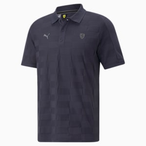 Ferrari Jacquard Men's Polo, Parisian Night