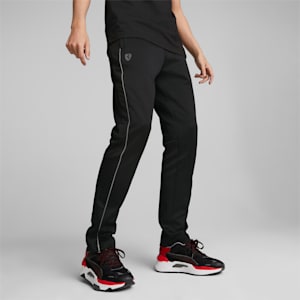 Scuderia Ferrari Style MT7 Track Men's Regular Fit Pants, Puma Black, extralarge-IND