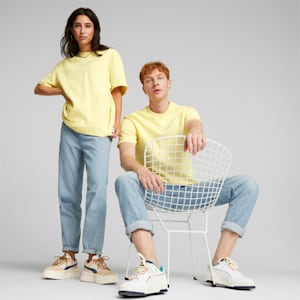 ユニセックス MMQ STB グラフィック Tシャツ, Pale Lemon