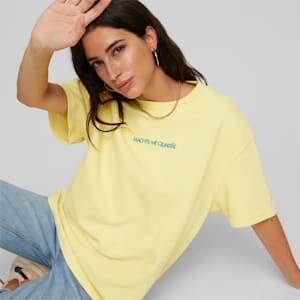 MMQ Sail To Bay Graphic T-Shirt, Pale Lemon, extralarge-IND