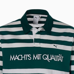 ユニセックス MMQ STB パターン 長袖 ポロシャツ, Varsity Green