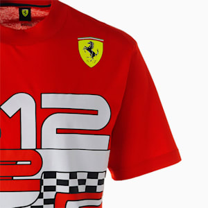 メンズ フェラーリ レース ステートメント Tシャツ, Rosso Corsa