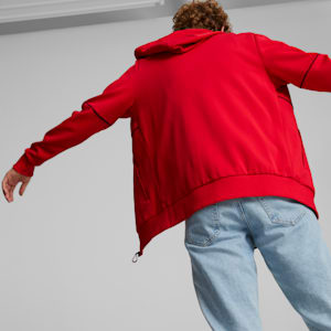 Scuderia Ferrari Race Hooded Motorsport Sweat Jacket Men, Rosso Corsa