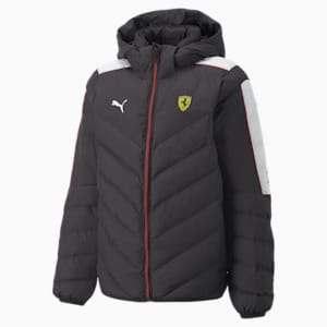 Ferrari Race Kids MT7 Youth Regular Fit Jacket, Puma Black, extralarge-IND