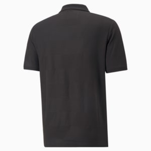 メンズ BMW MMS ジャカード ポロシャツ, Cotton Black
