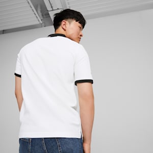 BMW M Motorsport Zip Men's Polo, Puma White