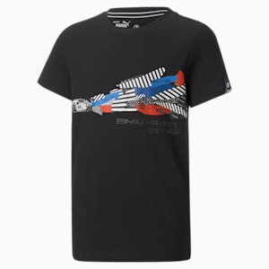 BMW M Motorsport Kids Car Graphic Youth T-Shirt, Puma Black, extralarge-IND
