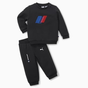 BMW M Motorsport Crew Jogger Set Babies, Puma Black