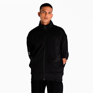 Men's Full-Zip Knitted Jacket, Puma Black
