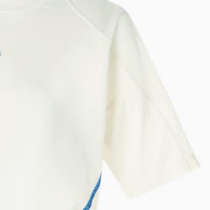 ウィメンズ PUMA x KOCHE クロップド 半袖 Tシャツ, White Asparagus