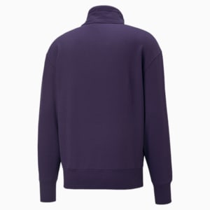 PUMA x AMI Half-Zip Sweatshirt, Deep Plum