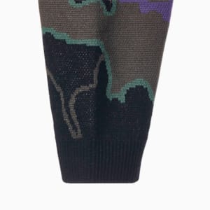 メンズ PUMA x PERKS AND MINI ニット 長袖 ポロ スウェット, Puma Black