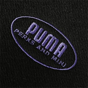 ウィメンズ PUMA x PERKS AND MINI ハーフジップ クルースウェット, Puma Black
