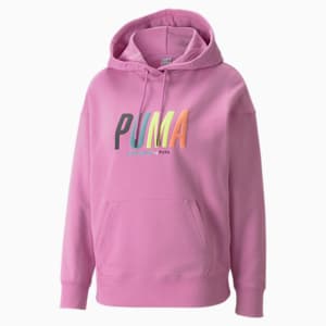 Sportswear by PUMA Graphic Women's Hoodie, Opera Mauve
