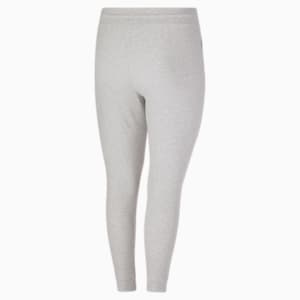 Classics Ribbed Slim Women's Pants, Light Gray Heather, extralarge
