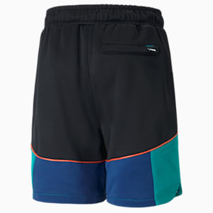 Drop Step Basketball Shorts Men, Puma Black-Fresh Yellow
