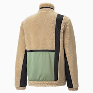 Winterised Ralph Basketball Jacket Men, Light Sand