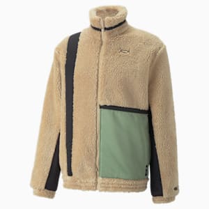 Winterized Ralph Men's Basketball Jacket, Light Sand, extralarge