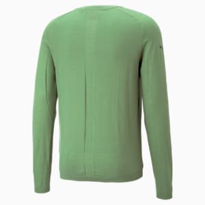 Porsche Design EvoKNIT Men's V-Neck Sweatshirt, Dusty Green