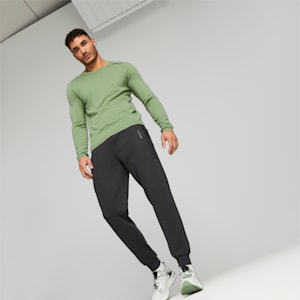 Sudadera de cuello en V para hombre Porsche Design EvoKNIT, Dusty Green